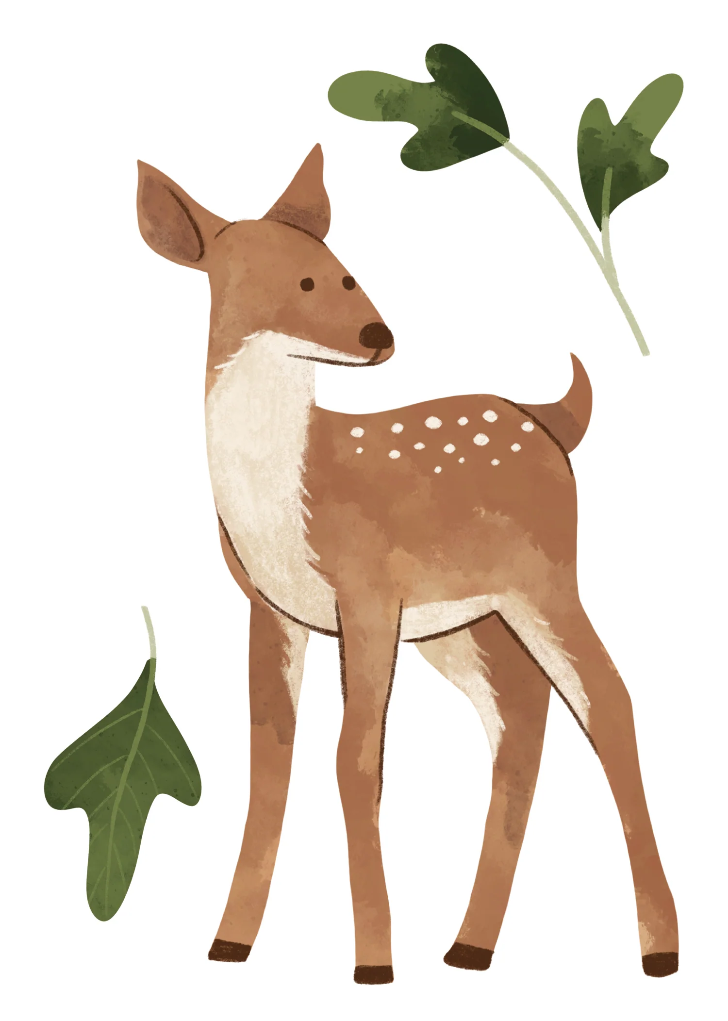 Autocollants muraux Bambi Et Ses Feuilles - Image 3