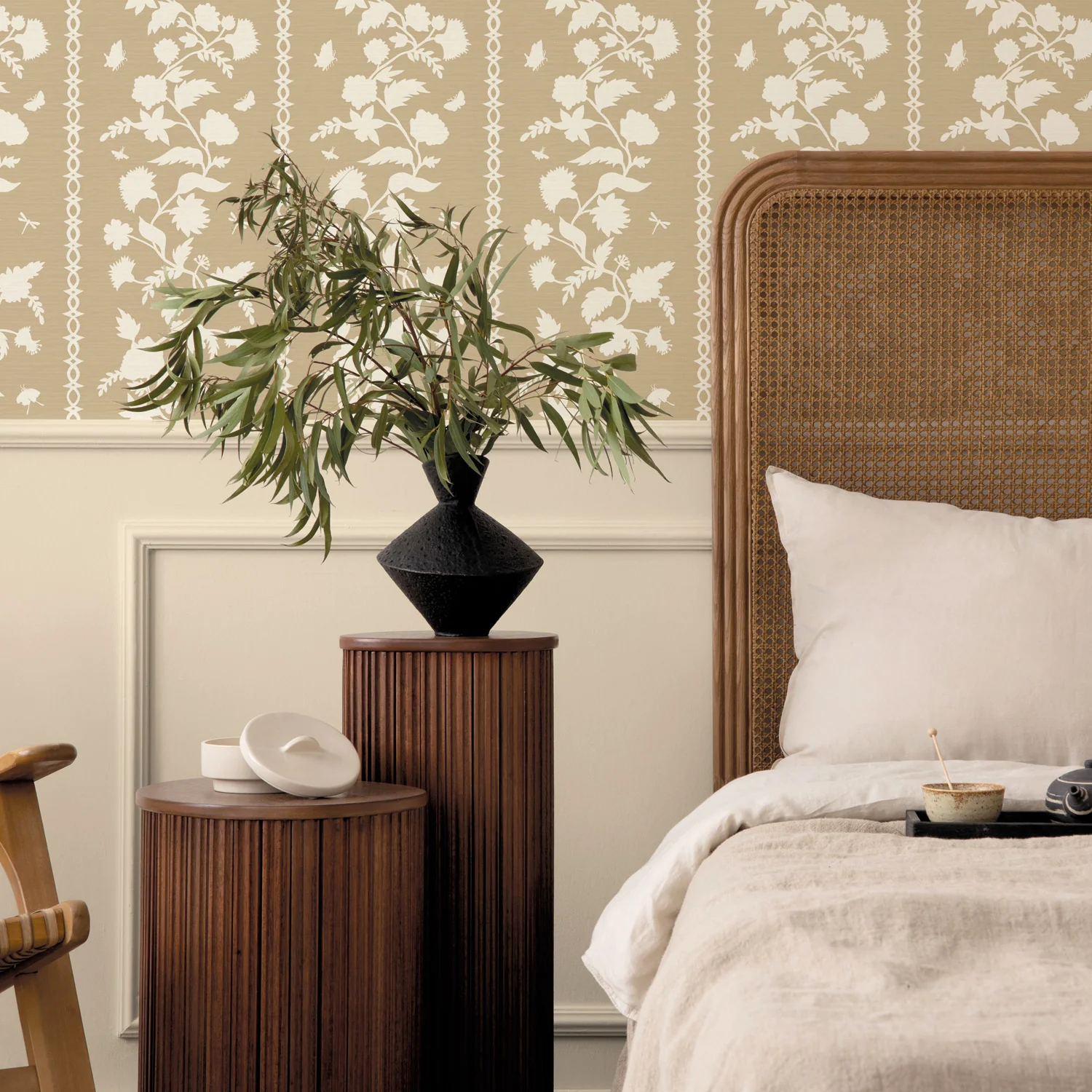 Papier Peint Courtney Faux Grasscloth par Danika Herrick - Image 2