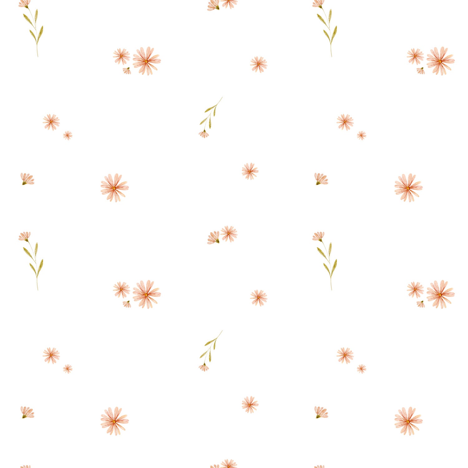 Papier peint Douceur Florale par Fla Fla Design