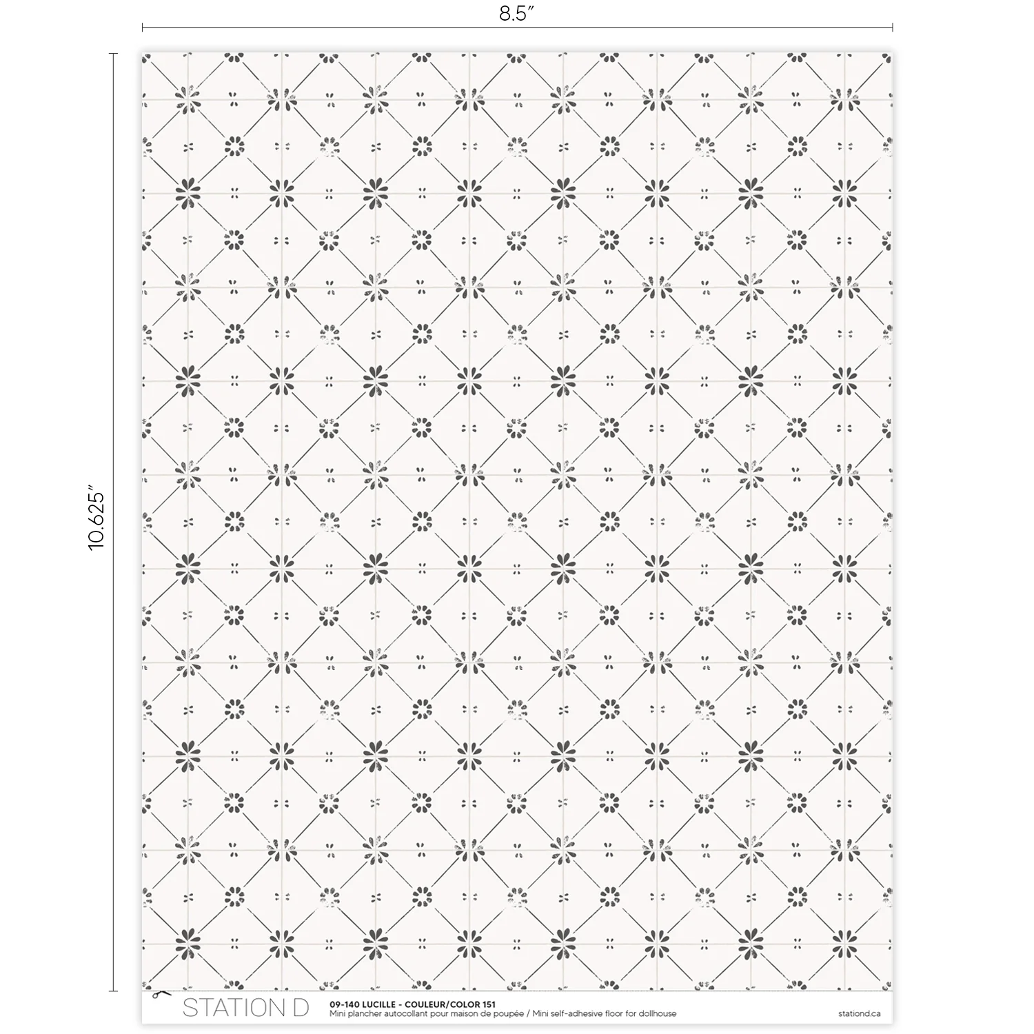 Plancher pour maison de poupée - Lucille - Image 3
