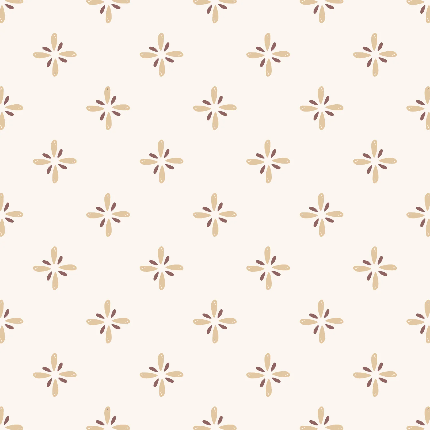 Papier peint pour maison de poupée - Ruby