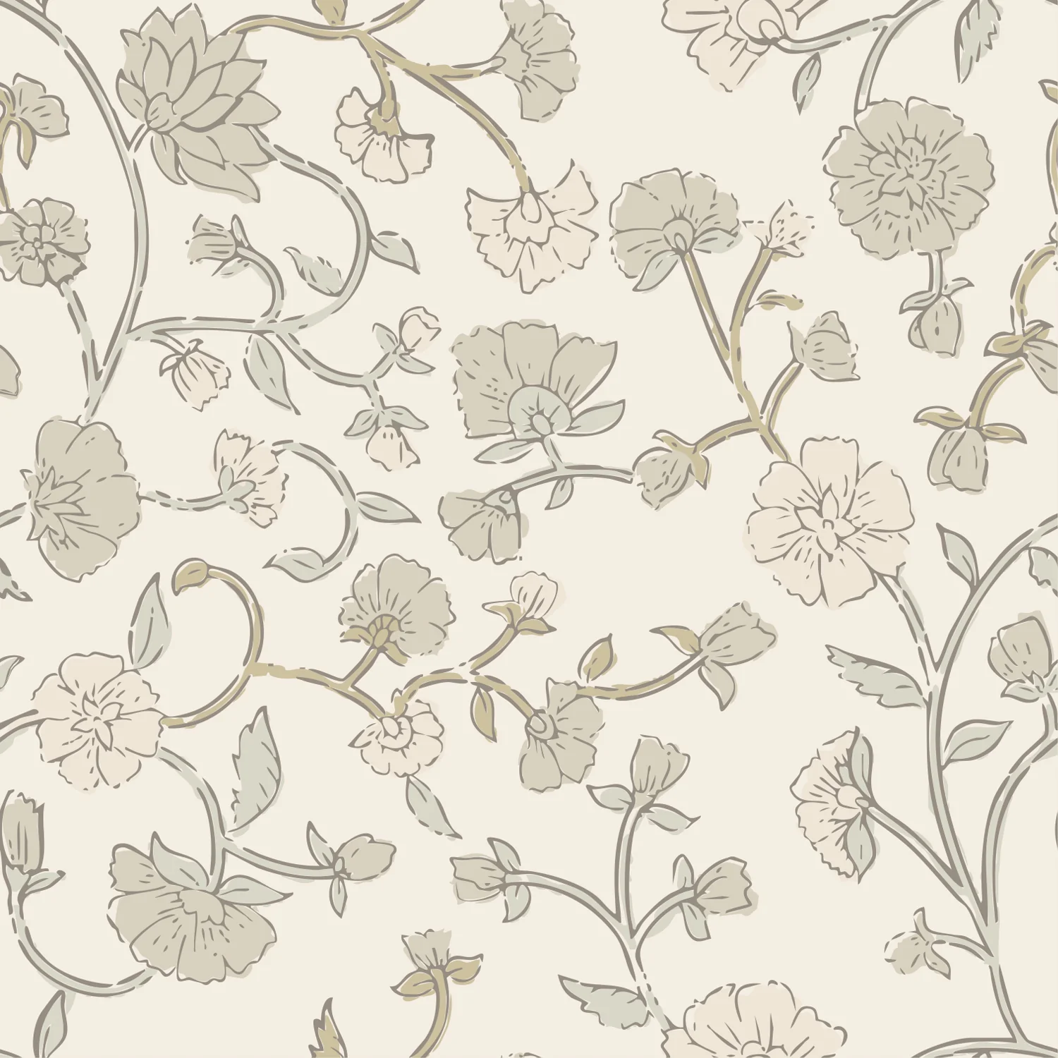 Papier Peint Rose-Léa