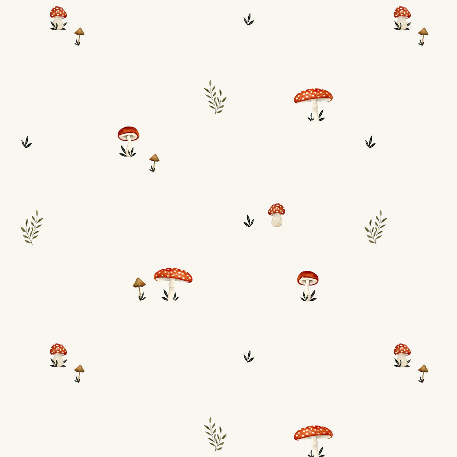Papier peint Petits Champis par Fla Fla Design - Image 4