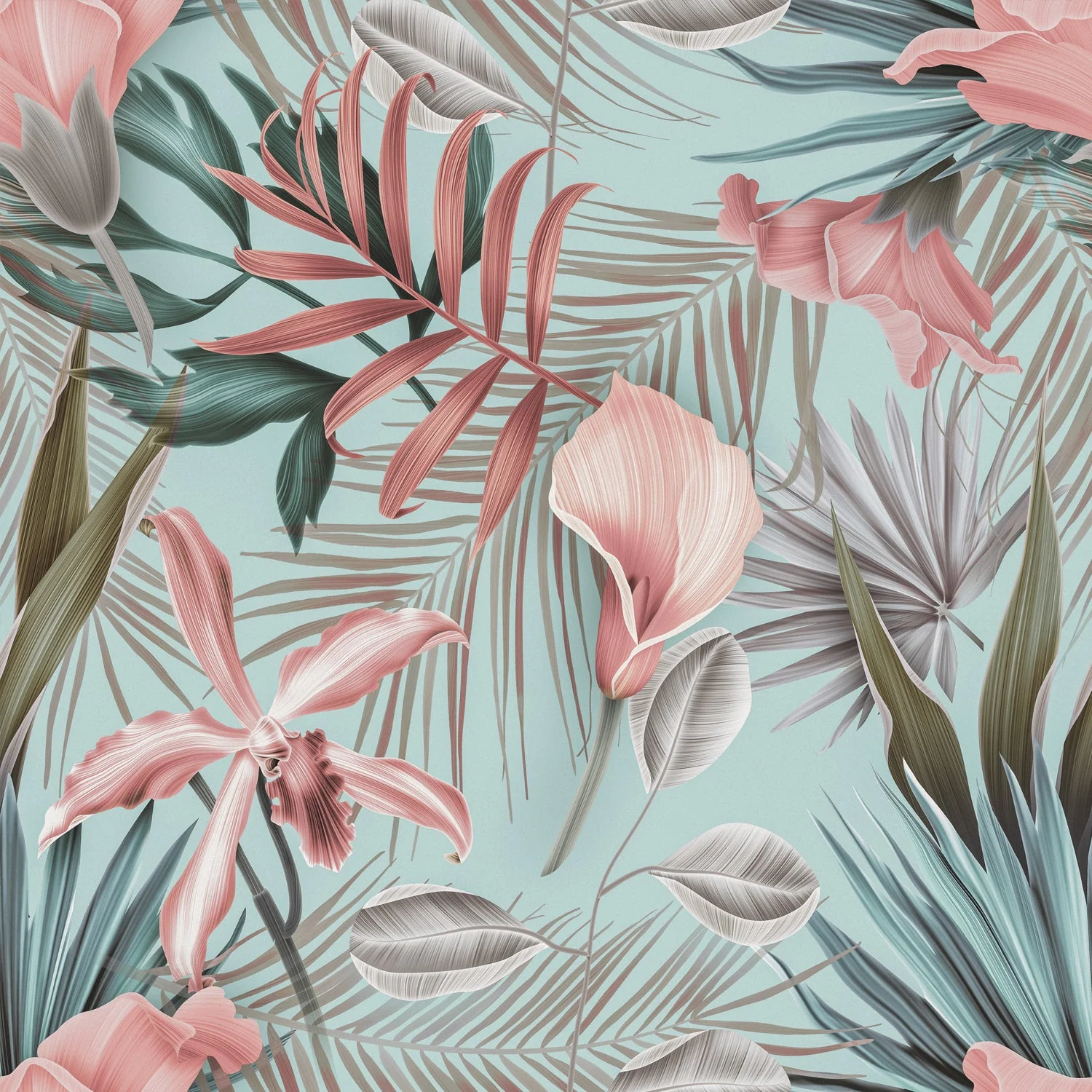 Murale Soft tropical
