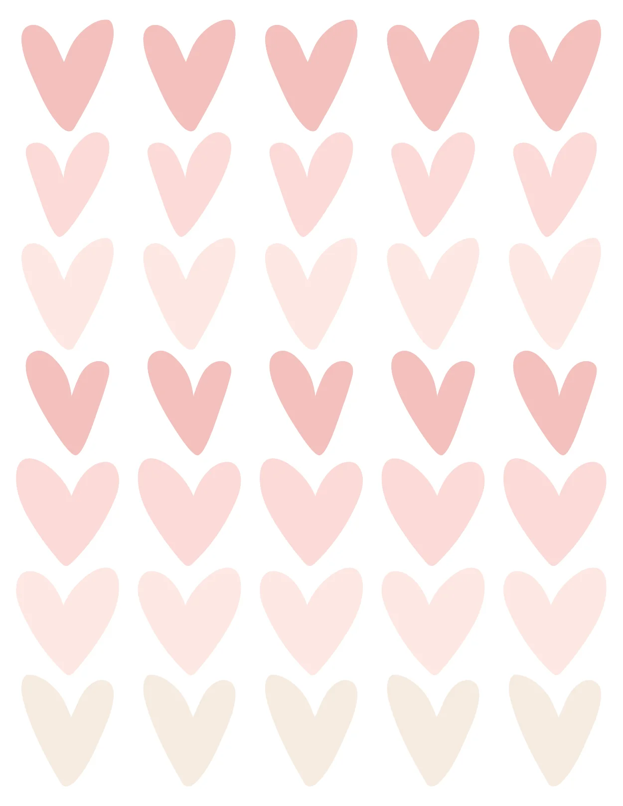 Autocollants muraux Sweet Hearts - Image 5