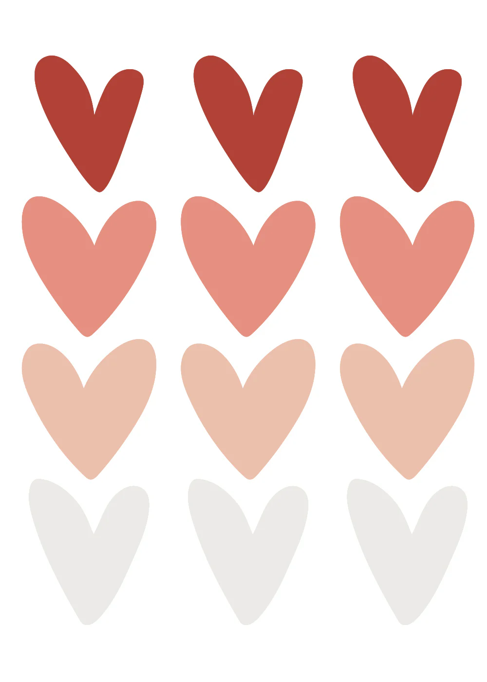 Autocollants muraux Sweet Hearts - Image 6