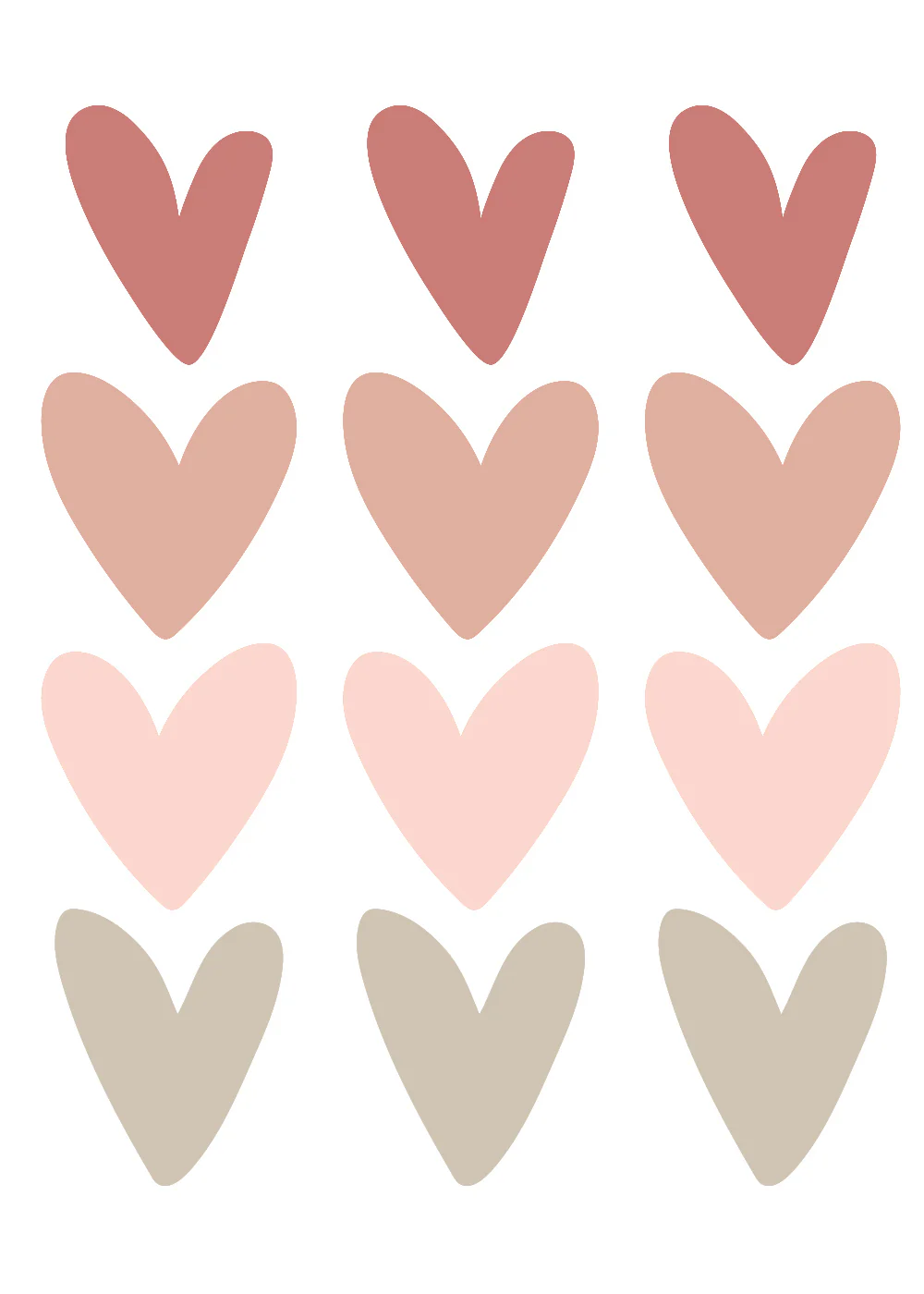 Autocollants muraux Sweet Hearts - Image 8