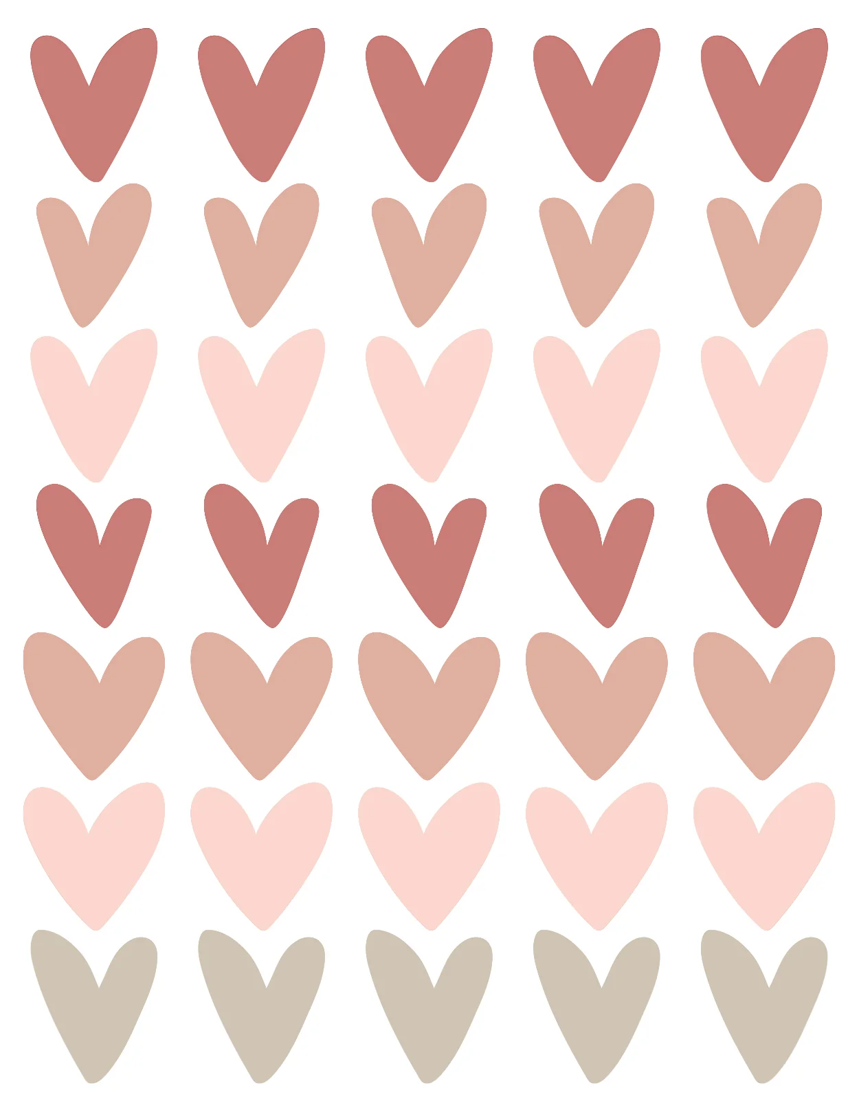 Autocollants muraux Sweet Hearts - Image 9